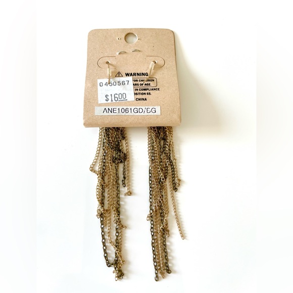 ♥️ FLIRTY MICRO CHAIN EARRINGS - Picture 3 of 4